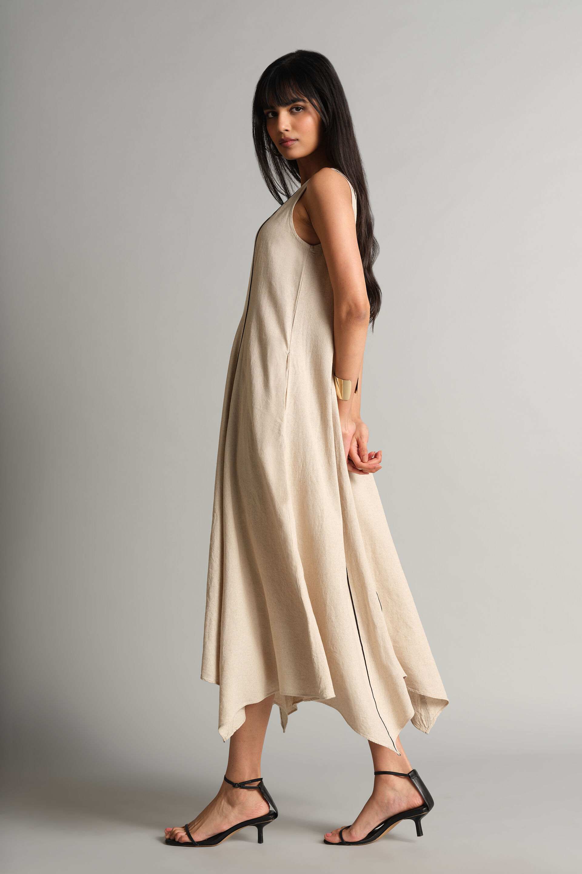 Time To Sway Natural Maxi Dress, Natural, image 5